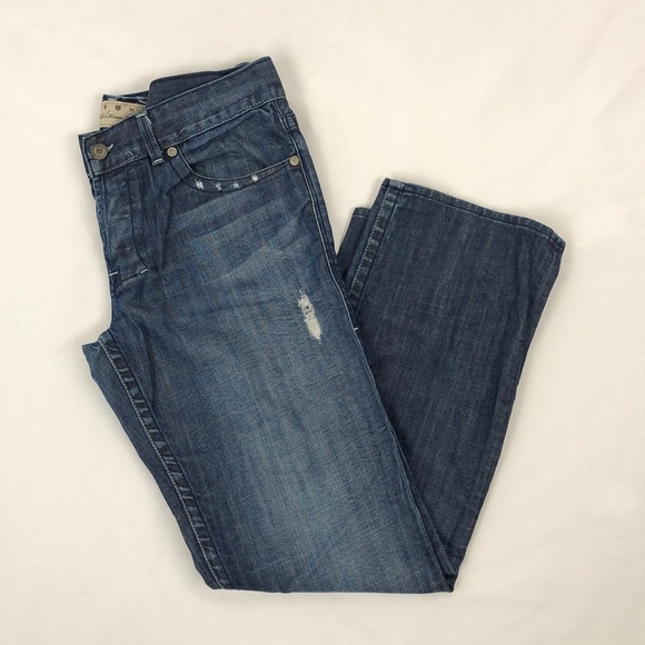 William Rast Other - William Rast Rob Straight Leg Distressed Jeans
